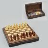 Набор для шахмат походный с доской 6, 5"