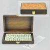 Настольная игра "Домино" в деревянном кейсе "карельская береза"